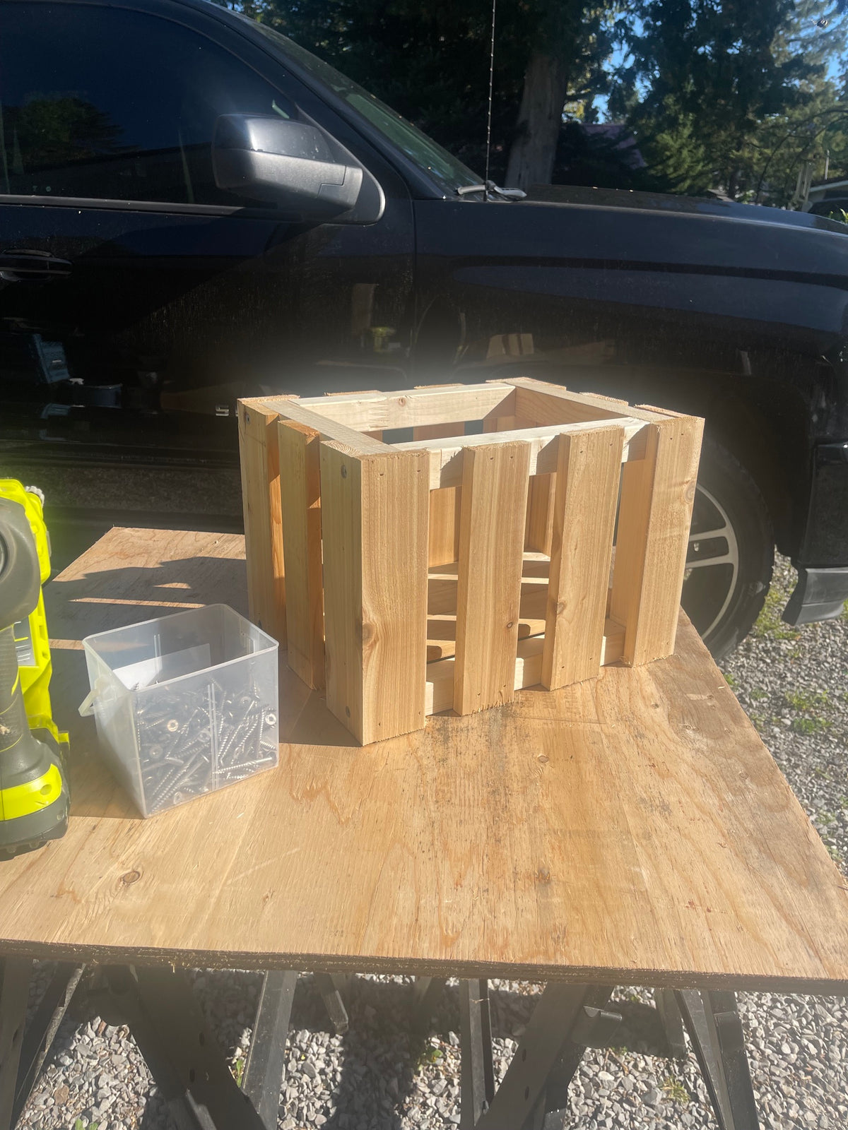Burnt River Kindling Crib — Handmade Cedar Kindling Holder
